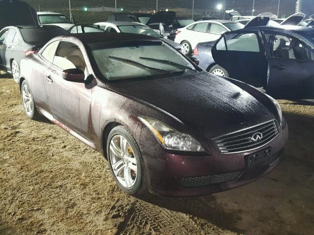 JN1CV6FE8AM353295 - 2010 INFINITI G37 BASE MAROON photo 1