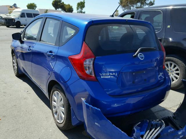 3N1CE2CP7FL355992 - 2015 NISSAN VERSA NOTE BLUE photo 3