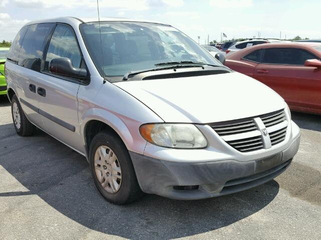 1D4GP25B56B620357 - 2006 DODGE CARAVAN SE SILVER photo 1