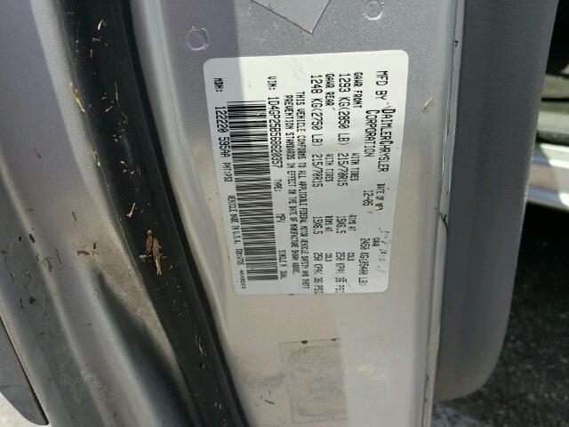 1D4GP25B56B620357 - 2006 DODGE CARAVAN SE SILVER photo 10