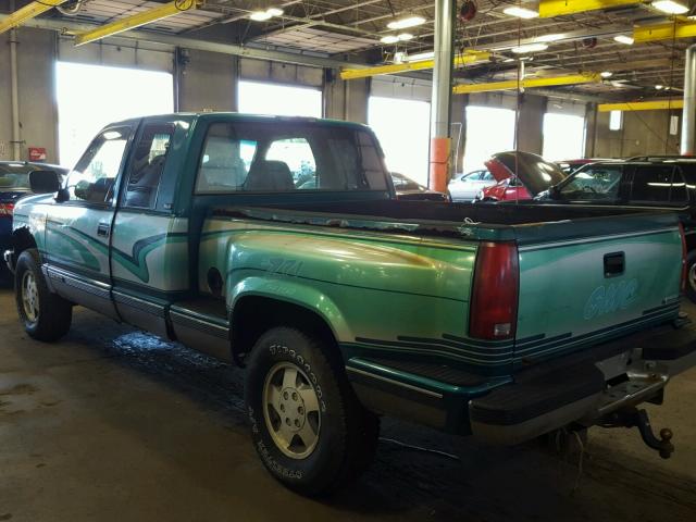 2GTEK19K7R1502161 - 1994 GMC 1500 GREEN photo 3