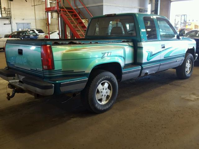 2GTEK19K7R1502161 - 1994 GMC 1500 GREEN photo 4