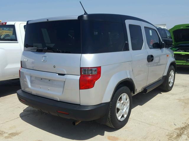 5J6YH1H32AL006036 - 2010 HONDA ELEMENT LX SILVER photo 4