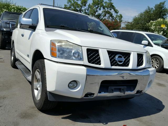 5N1AA08B96N709217 - 2006 NISSAN ARMADA SE WHITE photo 1