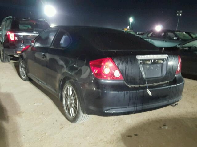 JTKDE177570164763 - 2007 TOYOTA SCION TC BLACK photo 3