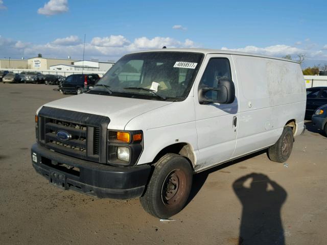 1FTNE2EL5BDA19631 - 2011 FORD ECONOLINE WHITE photo 2