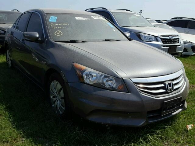 1HGCP2F37CA059777 - 2012 HONDA ACCORD LX GRAY photo 1