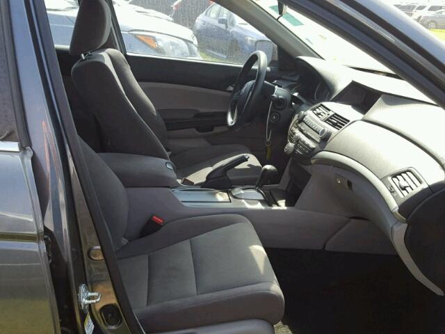 1HGCP2F37CA059777 - 2012 HONDA ACCORD LX GRAY photo 5