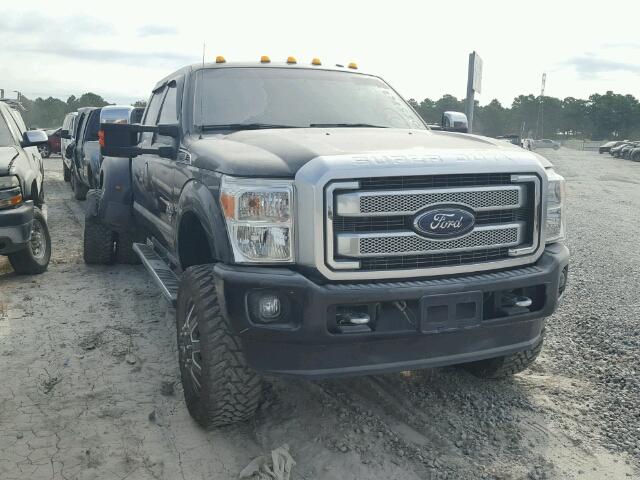 1FT8W3DT4FEA55960 - 2015 FORD F350 SUPER BLACK photo 1