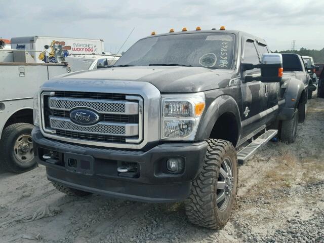 1FT8W3DT4FEA55960 - 2015 FORD F350 SUPER BLACK photo 2