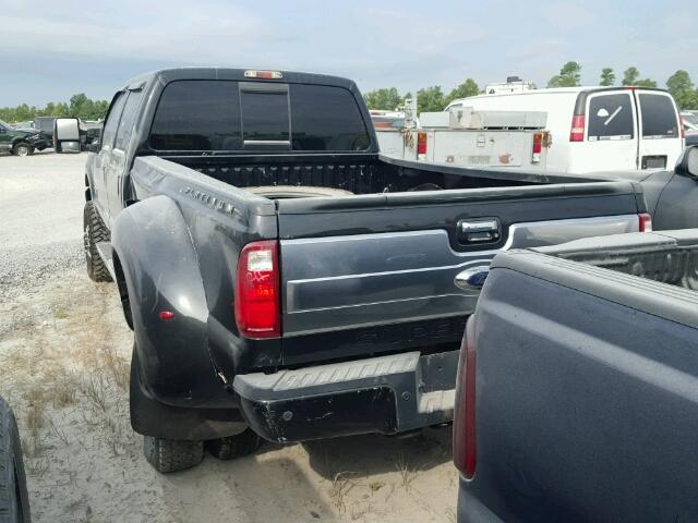 1FT8W3DT4FEA55960 - 2015 FORD F350 SUPER BLACK photo 3