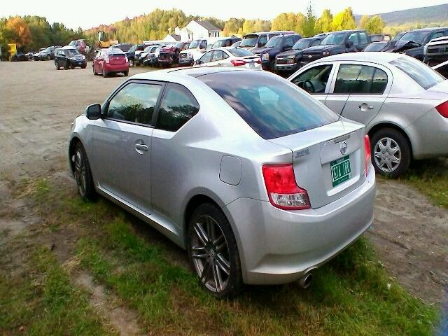 JTKJF5C70D3056543 - 2013 TOYOTA SCION TC 银色 照片 3