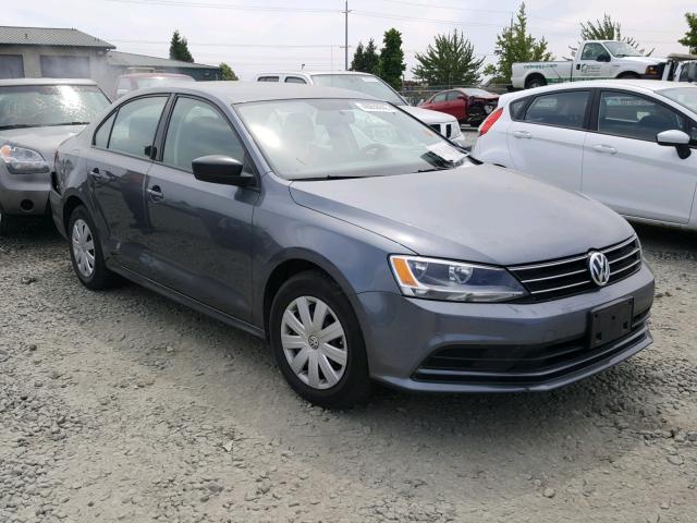 3VW2K7AJ1FM286401 - 2015 VOLKSWAGEN JETTA BASE 绿色 照片 1