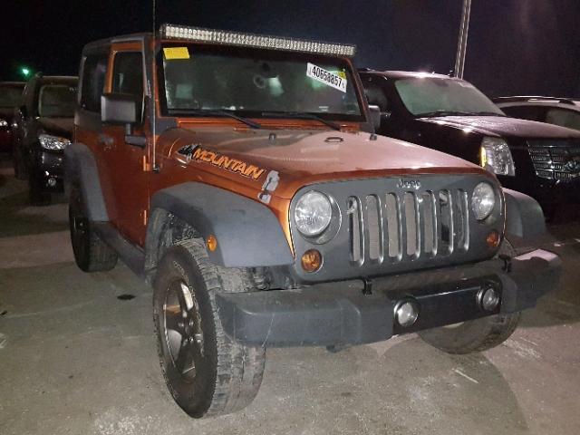 1J4AA2D14AL207386 - 2010 JEEP WRANGLER S ORANGE photo 1