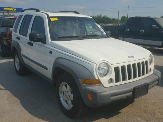 1J4GL48K66W152237 - 2006 JEEP LIBERTY SP SILVER photo 1