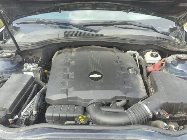 2G1FA1E37E9132601 - 2014 CHEVROLET CAMARO BLUE photo 7