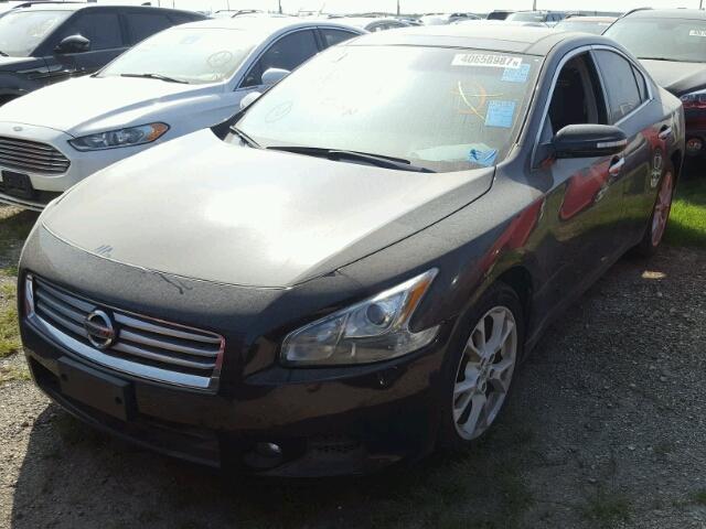 1N4AA5AP2DC808855 - 2013 NISSAN MAXIMA S أسود صورة 2