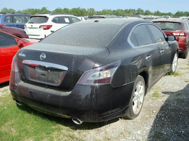 1N4AA5AP2DC808855 - 2013 NISSAN MAXIMA S أسود صورة 4