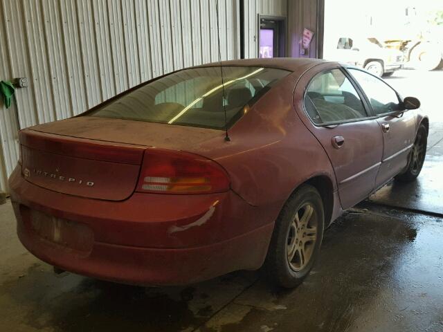 2B3HD56J3WH139095 - 1998 DODGE INTREPID RED photo 4