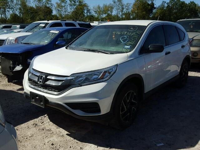 5J6RM3H41GL018451 - 2016 HONDA CR-V SE WHITE photo 2