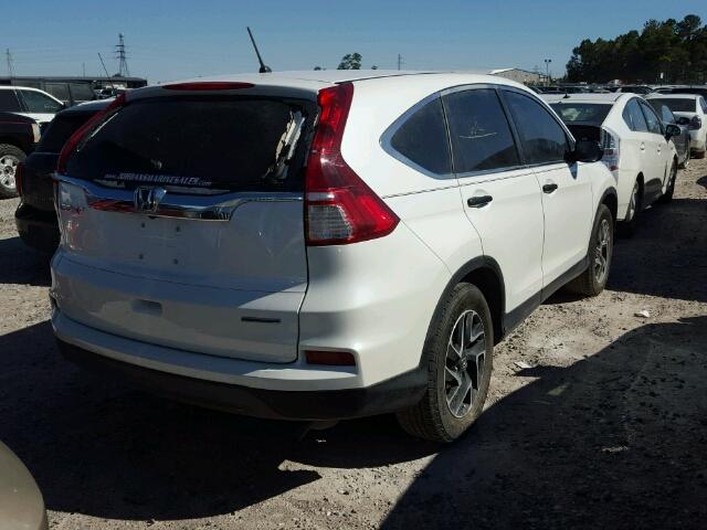 5J6RM3H41GL018451 - 2016 HONDA CR-V SE WHITE photo 4