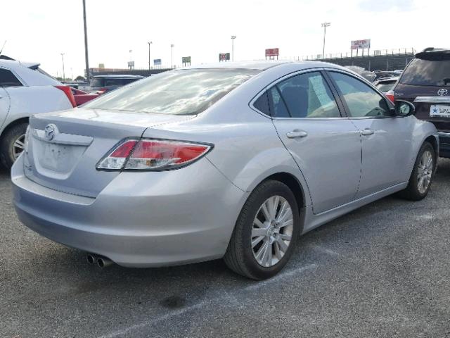 1YVHZ8CH7A5M31782 - 2010 MAZDA 6 I SILVER photo 4