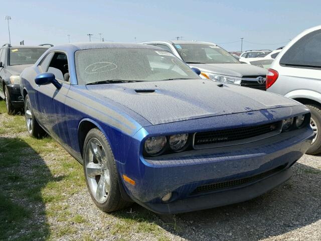 2C3CDYBTXCH290999 - 2012 DODGE CHALLENGER BLUE photo 1