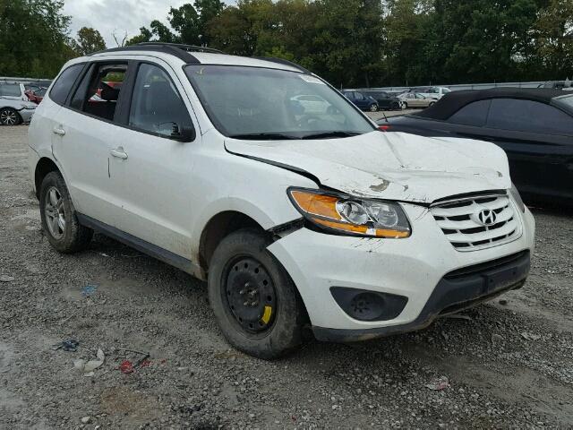 5NMSGDAB2AH367804 - 2010 HYUNDAI SANTA FE G WHITE photo 1