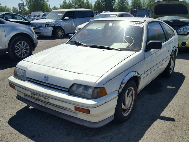 JHMAF5324GS037269 - 1986 HONDA CIVIC 1500 WHITE photo 2