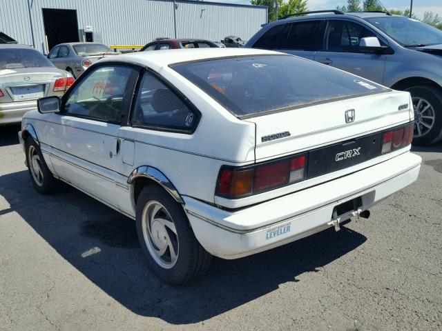 JHMAF5324GS037269 - 1986 HONDA CIVIC 1500 WHITE photo 3