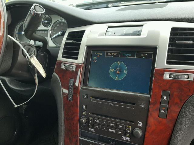 1GYFK26299R244791 - 2009 CADILLAC ESCALADE E BLACK photo 9