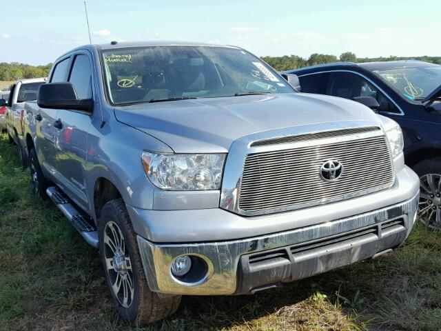 5TFEM5F10DX061210 - 2013 TOYOTA TUNDRA CRE SILVER photo 1