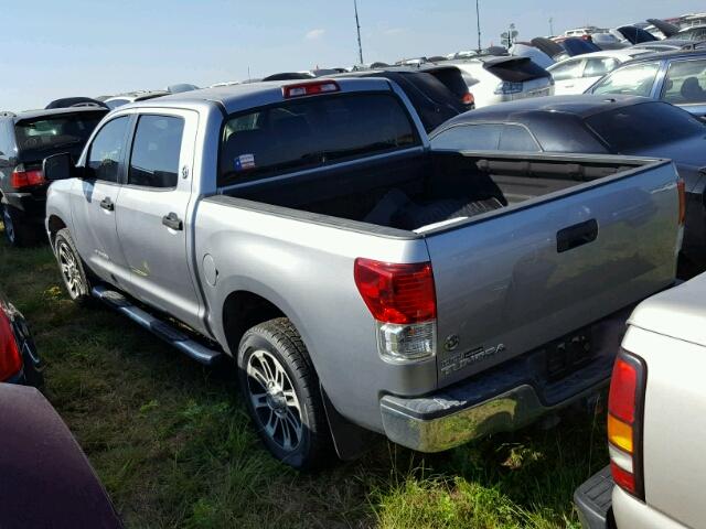 5TFEM5F10DX061210 - 2013 TOYOTA TUNDRA CRE SILVER photo 3