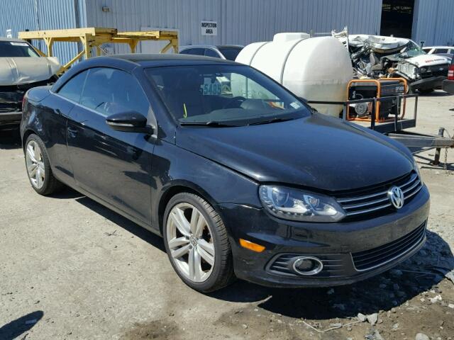 WVWFW7AH2CV007710 - 2012 VOLKSWAGEN EOS LUX Черный фото 1