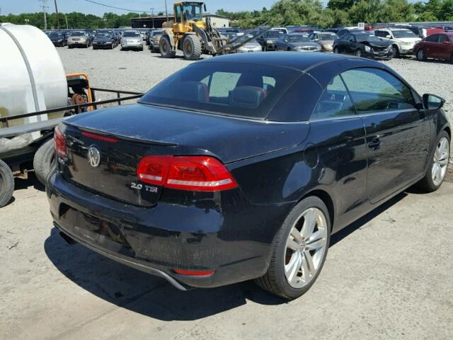 WVWFW7AH2CV007710 - 2012 VOLKSWAGEN EOS LUX Черный фото 4