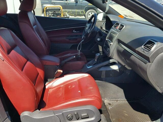 WVWFW7AH2CV007710 - 2012 VOLKSWAGEN EOS LUX Черный фото 5