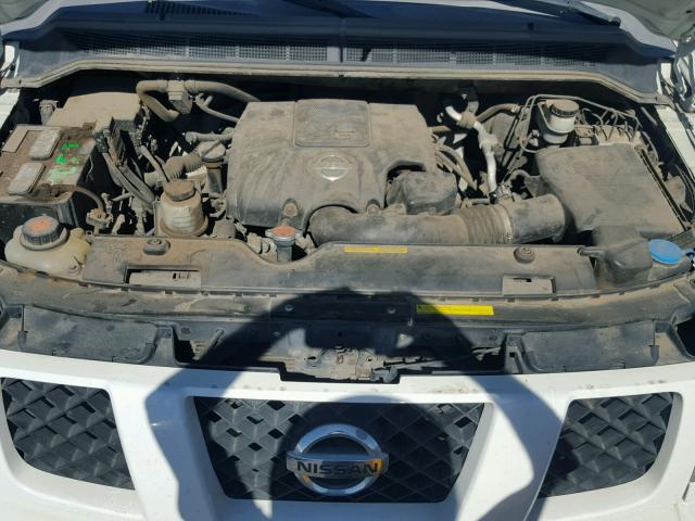 1N6AA06A07N228284 - 2007 NISSAN TITAN XE WHITE photo 7