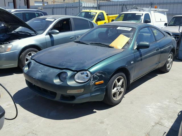 JT2DB02T5V0072976 - 1997 TOYOTA CELICA ST GREEN photo 2