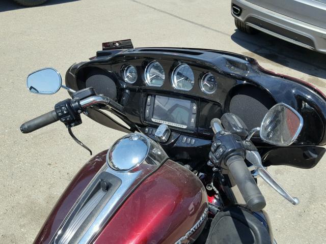 1HD1KEL17EB670963 - 2014 HARLEY-DAVIDSON FLHTK ELEC 勃艮第红 照片 9