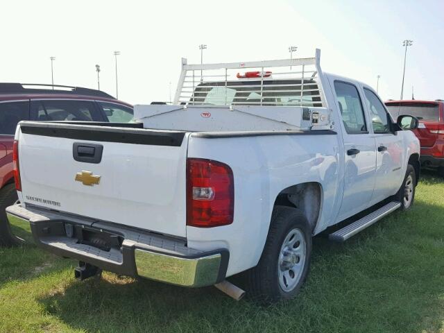 3GCPCPEA8DG266884 - 2013 CHEVROLET SILVERADO WHITE photo 4