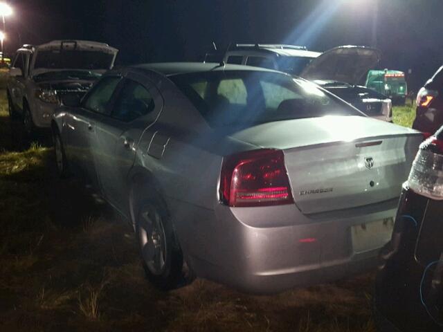 2B3KA43R48H184536 - 2008 DODGE CHARGER SILVER photo 3