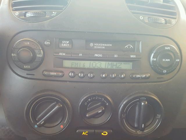 3VWCK21C83M417845 - 2003 VOLKSWAGEN NEW BEETLE 黑色 照片 9