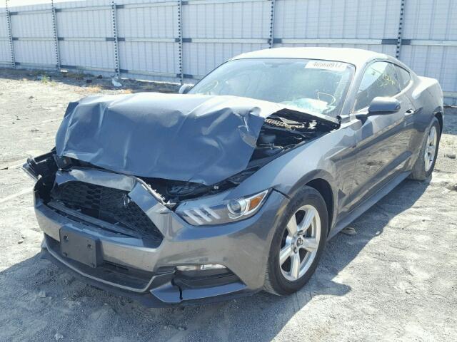 1FA6P8AM8F5336664 - 2015 FORD MUSTANG GRAY photo 2