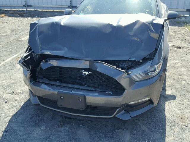 1FA6P8AM8F5336664 - 2015 FORD MUSTANG GRAY photo 9