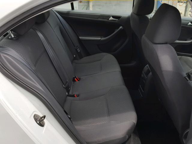 3VW2K7AJ0EM429238 - 2014 VOLKSWAGEN JETTA BASE Սպիտակ լուսանկար 6