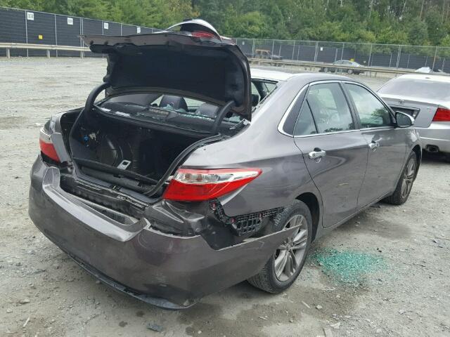 4T1BF1FK0FU929284 - 2015 TOYOTA CAMRY LE GRAY photo 4