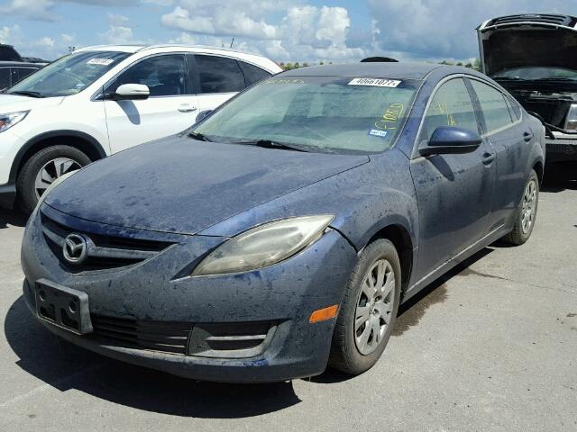 1YVHZ8BH6B5M20078 - 2011 MAZDA 6 BLUE photo 2