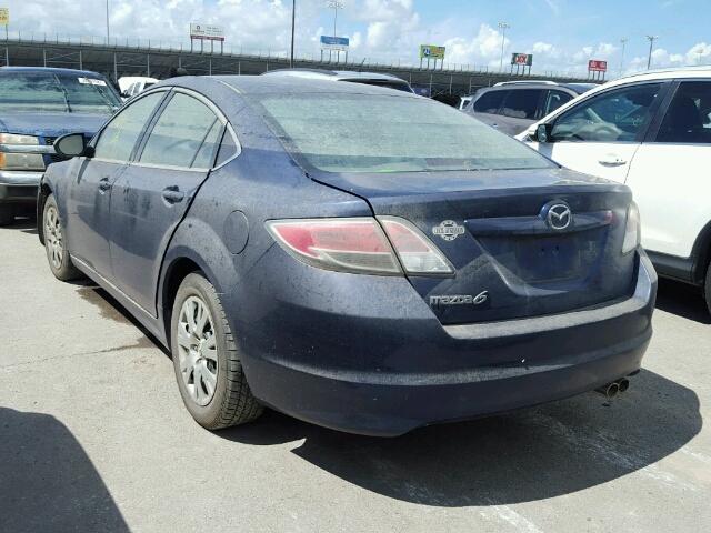 1YVHZ8BH6B5M20078 - 2011 MAZDA 6 BLUE photo 3