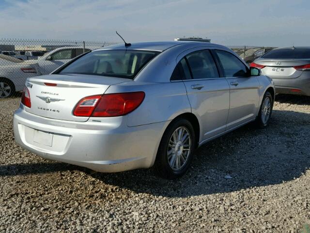 1C3LC56B89N550321 - 2009 CHRYSLER SEBRING SILVER photo 4