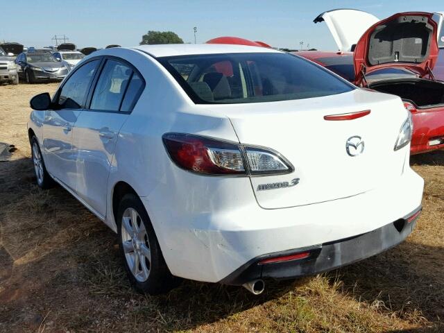 JM1BL1SF6A1224926 - 2010 MAZDA 3 WHITE photo 3